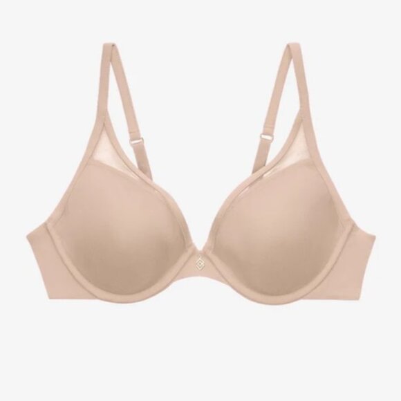 ThirdLove 24/7 Classic Contour Plunge Taupe Bra Various Sizes NEW - Picture 1 of 1
